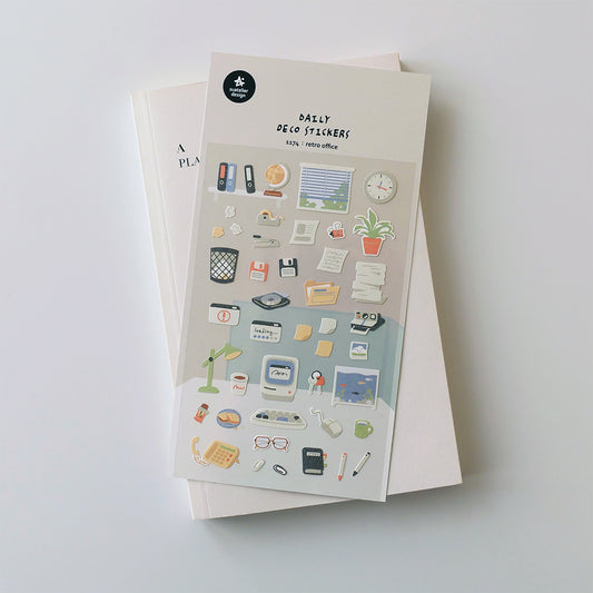 Deco Stickers - Retro Office
