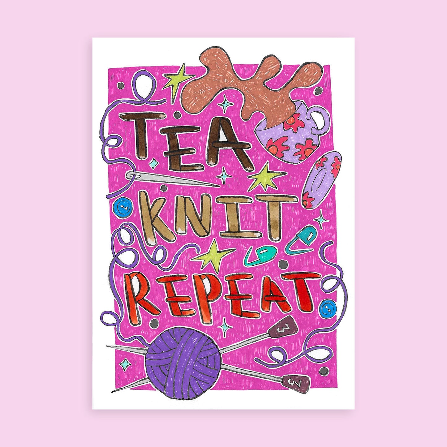 Tea, knit, repeat