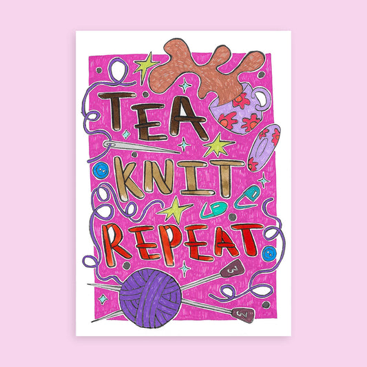 Tea, knit, repeat