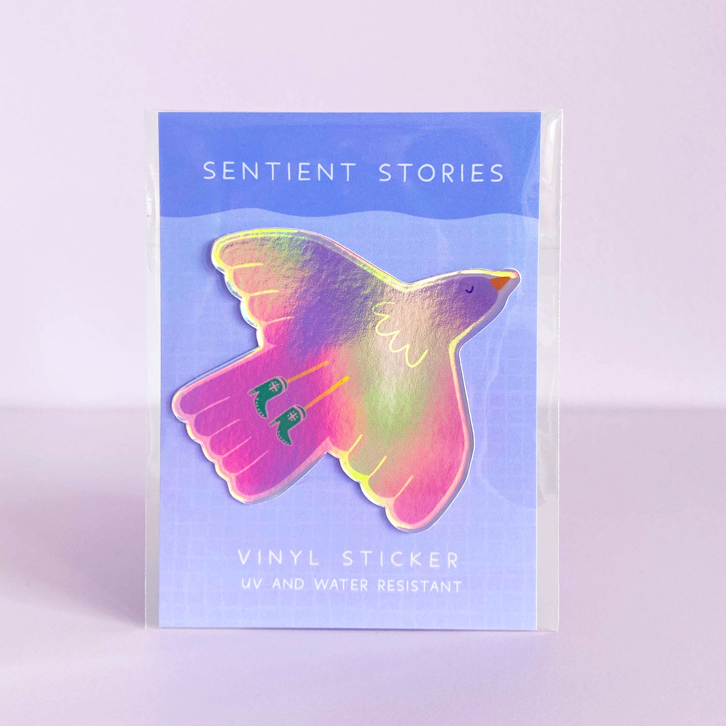 Birdy Boots Vinyl Sticker