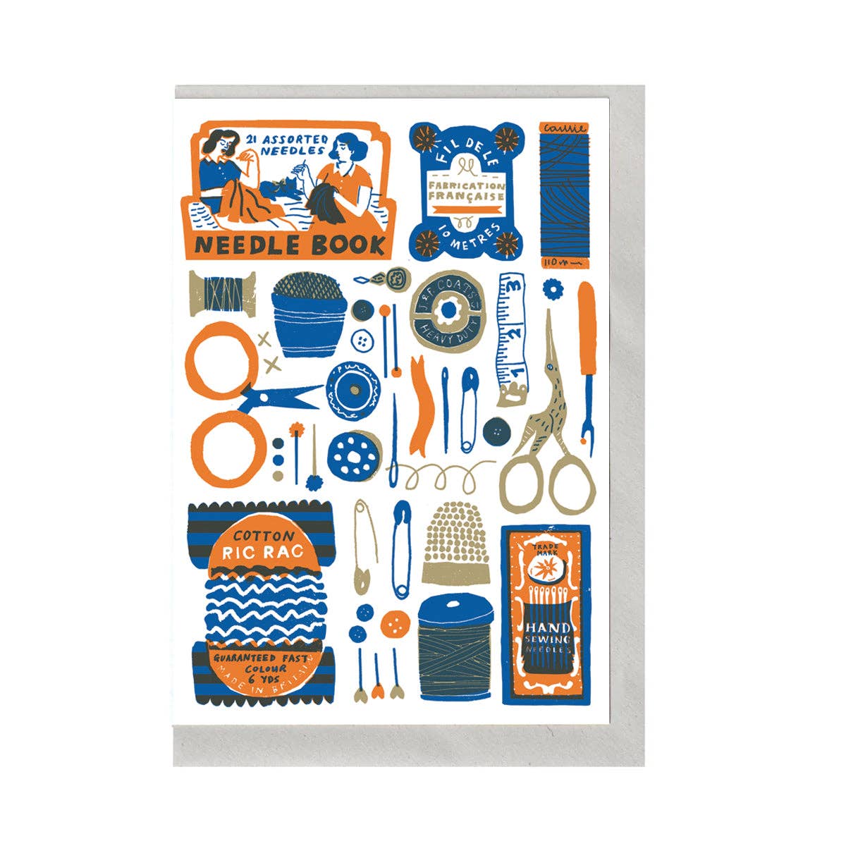 Sewing Collection A6 Card