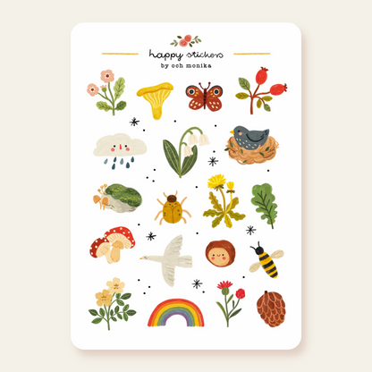 Nature - Sticker Sheet