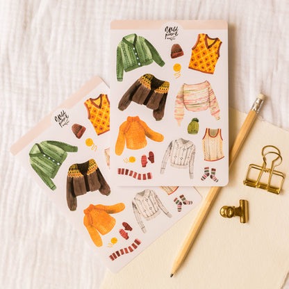 Knitwear Sticker Sheet