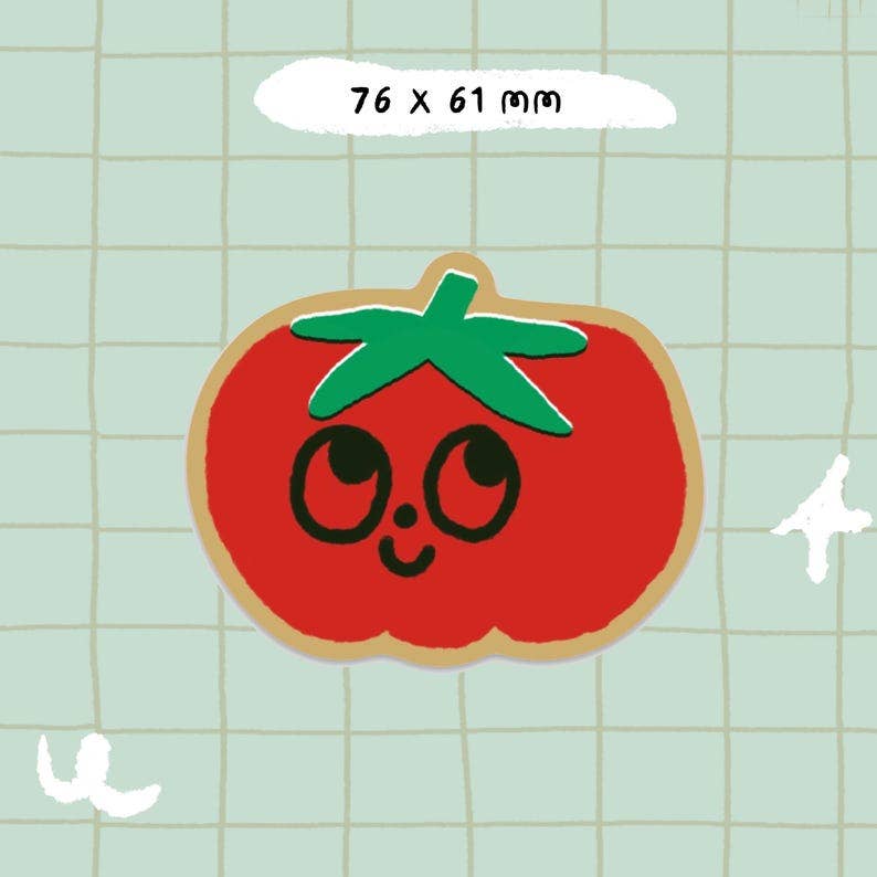 Tomato vinyl sticker