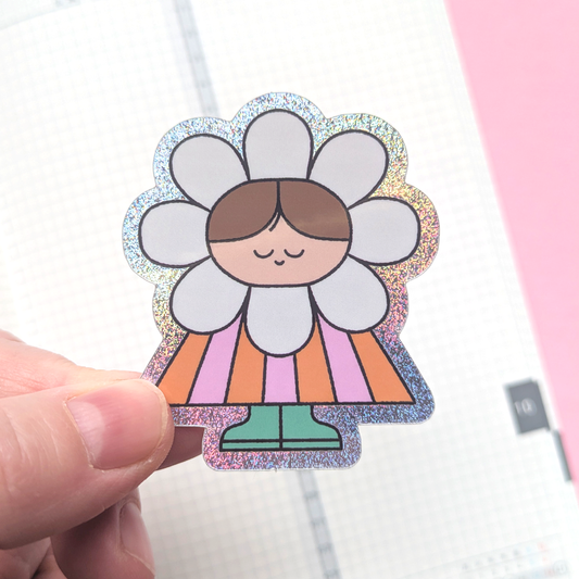 Little Flower Friend Sticker