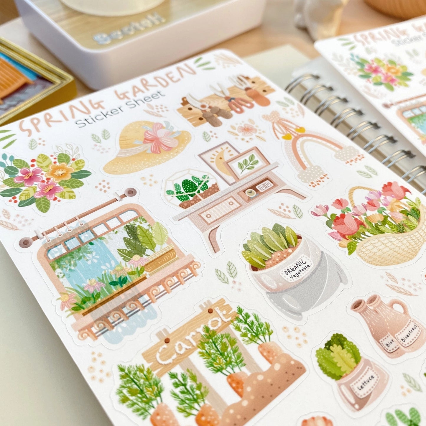 Sticker Sheet - Spring Garden