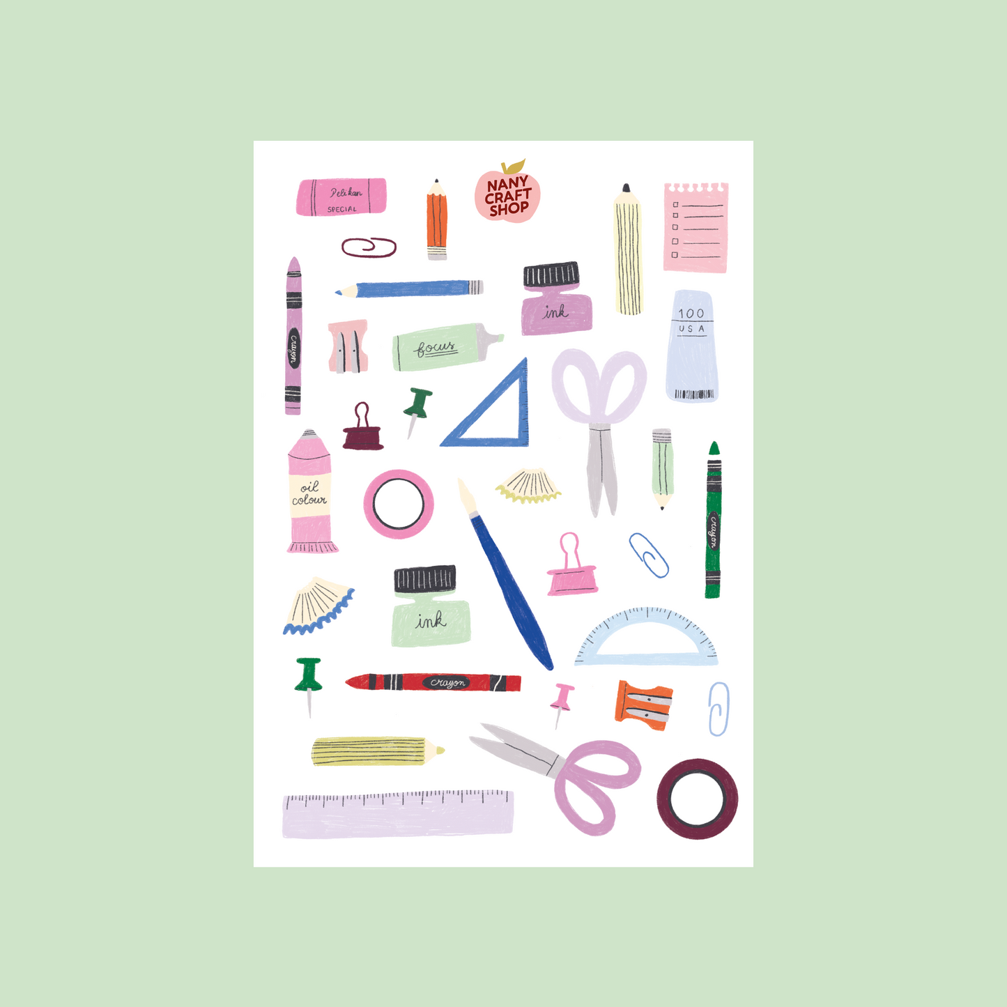 Pencil Case - A5 sticker sheet