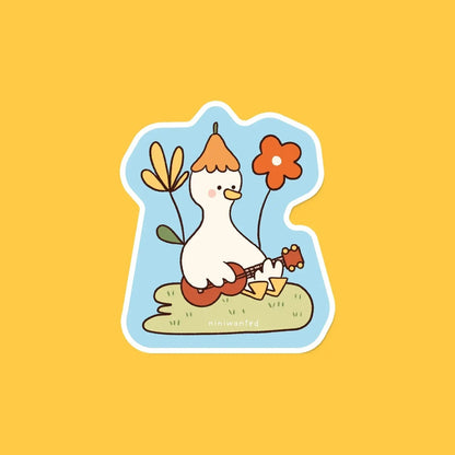 Duck ukulele Sticker