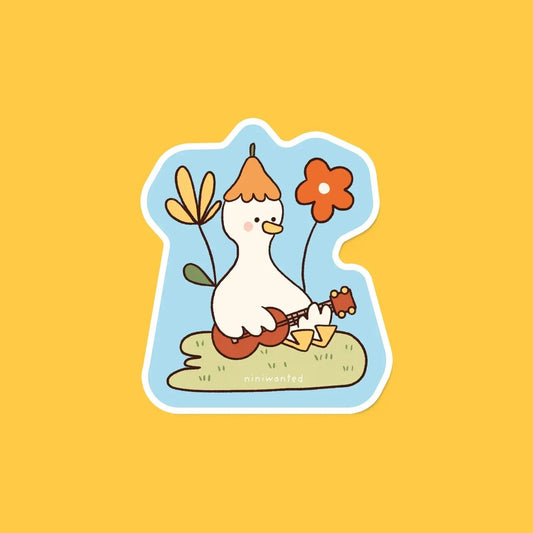 Duck ukulele Sticker