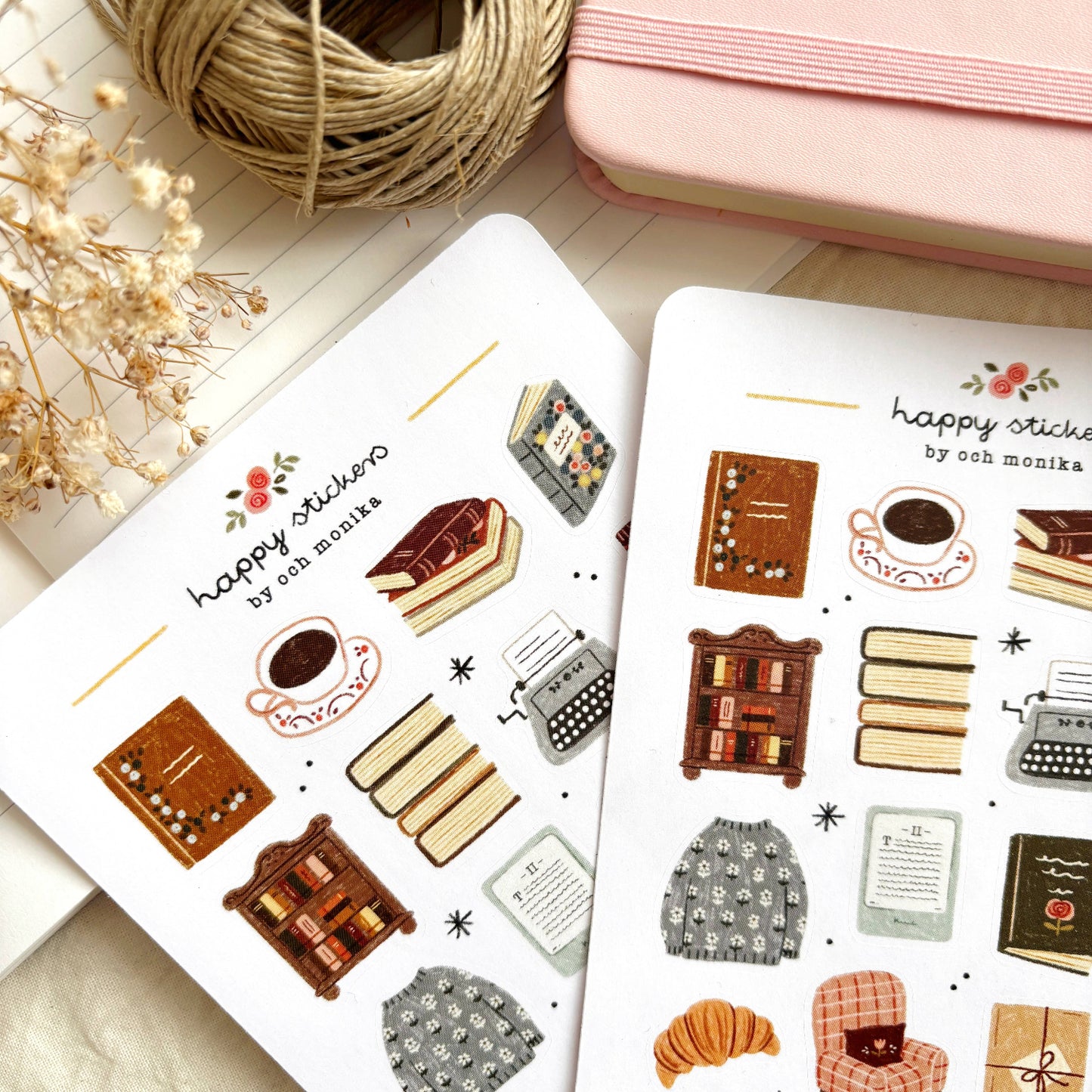 Bookish Corner - Sticker Sheet