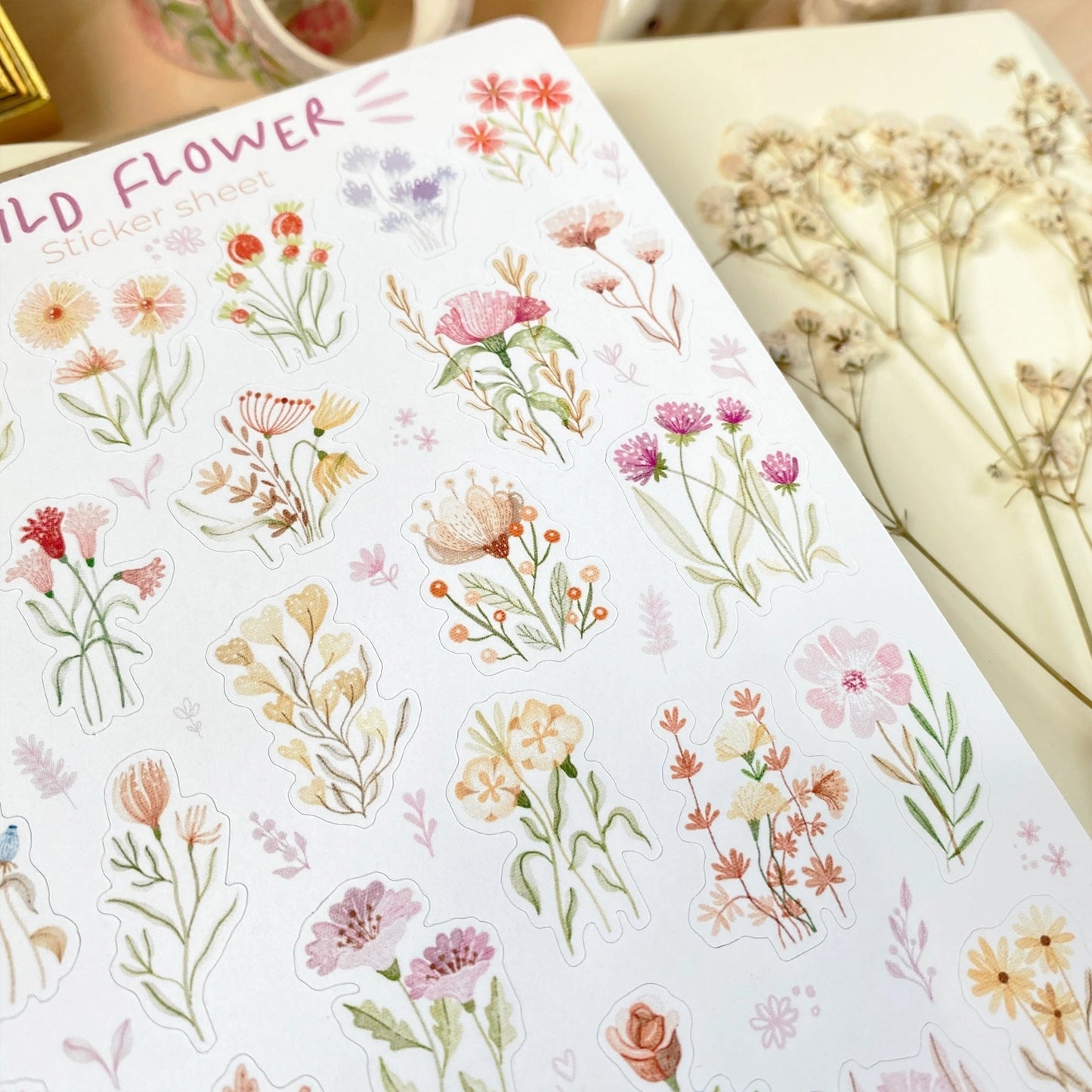 Sticker Sheet - Wild Flower