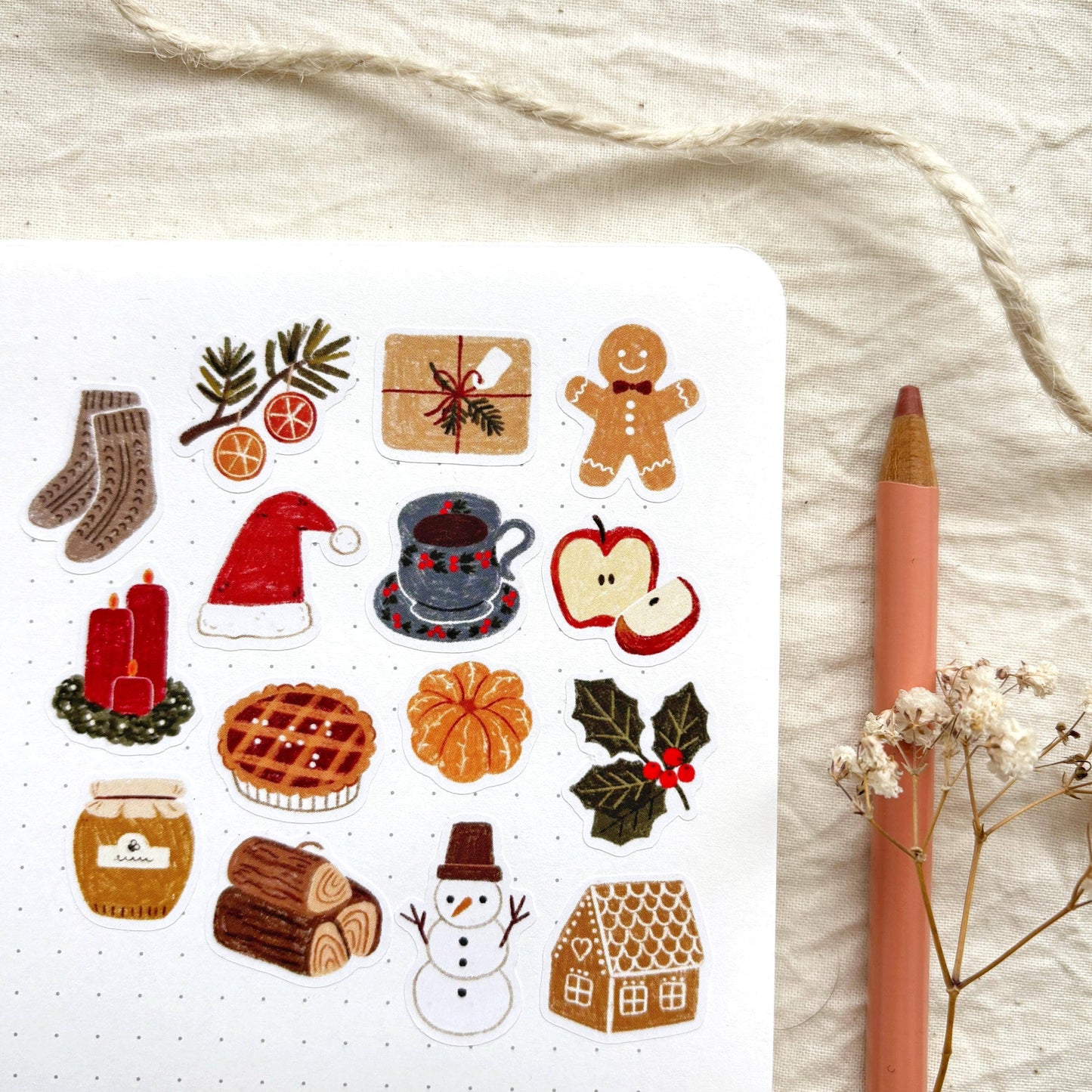 Warm Wishes - Sticker Sheet