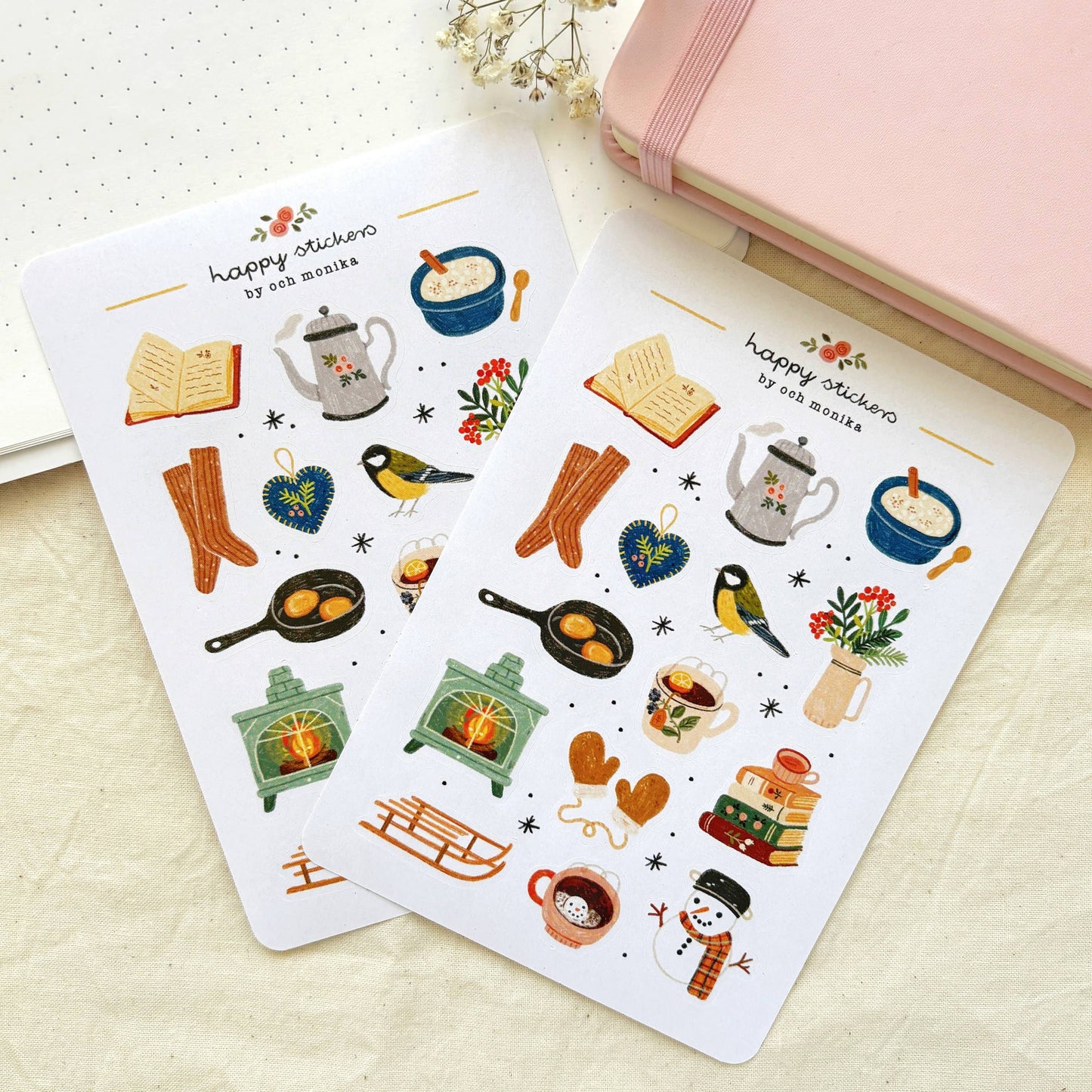 Winter Morning - Sticker Sheet