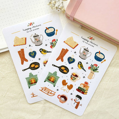 Winter Morning - Sticker Sheet