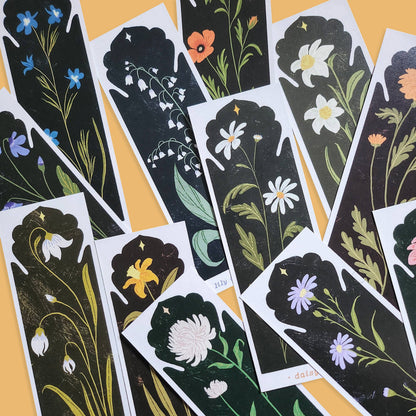 January Birth Flower -  Snowdrop Bookmark