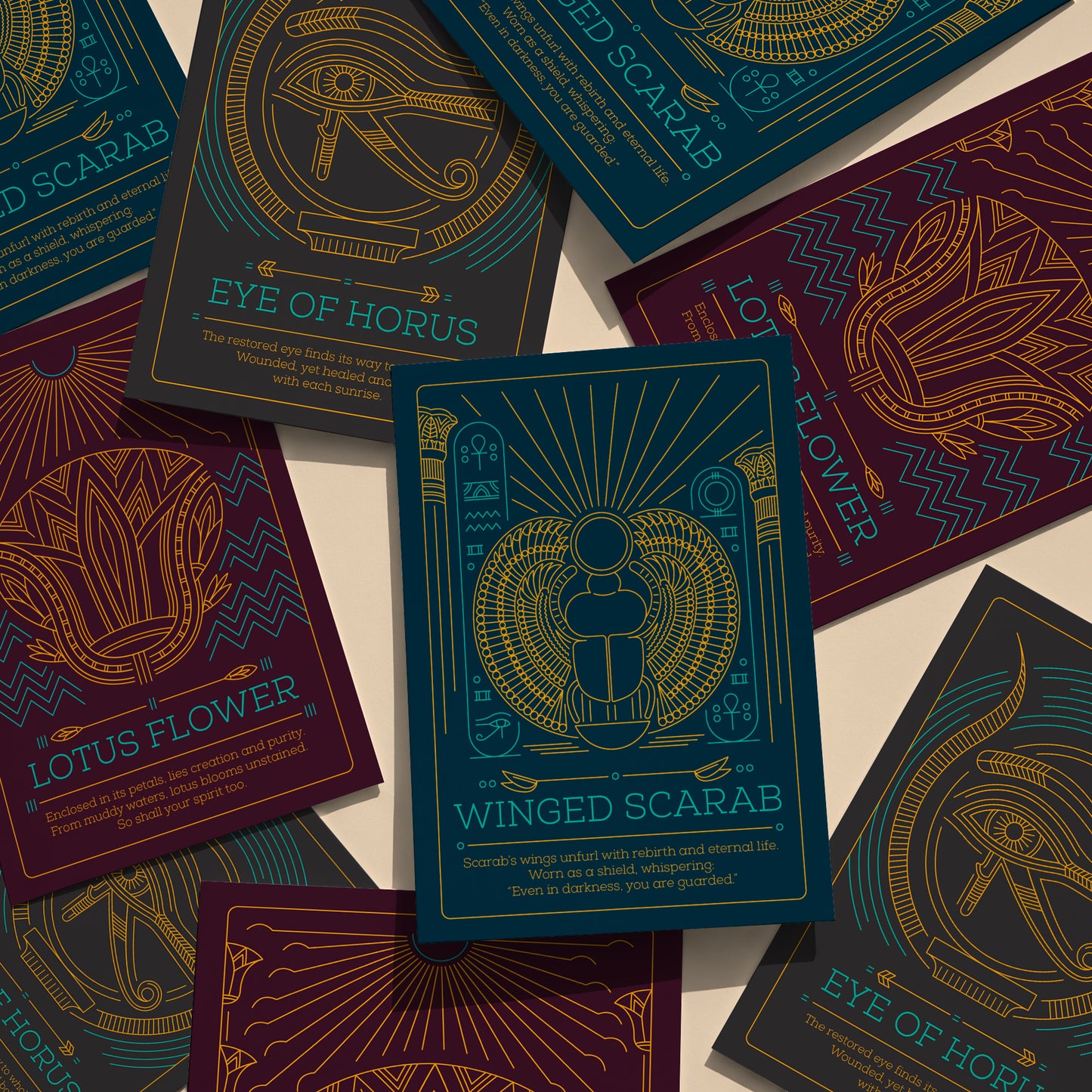 Eye of Horus postcard