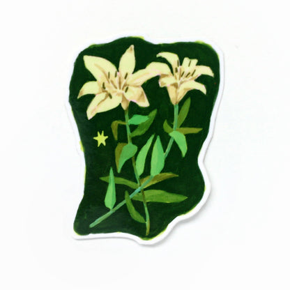 Lily vinyl sticker
