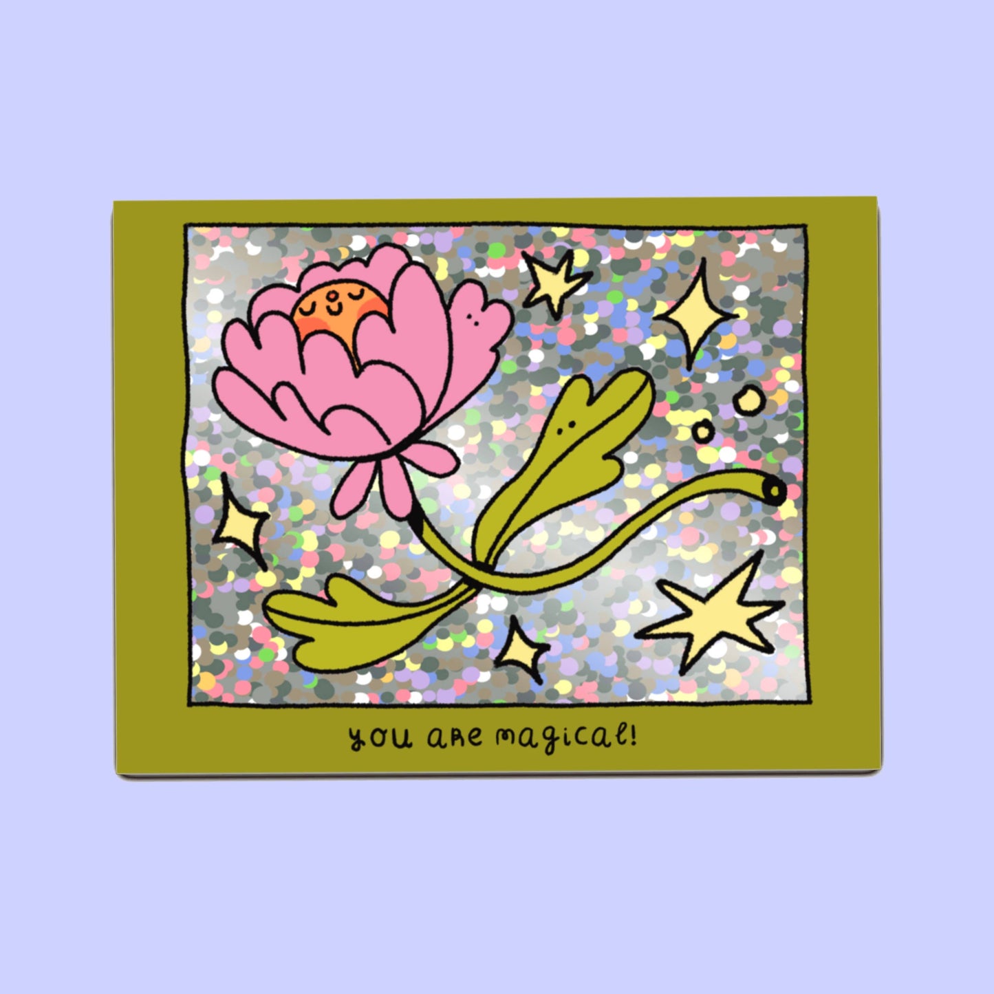 You are Magic Glitter Sticker