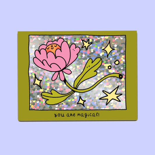 You are Magic Glitter Sticker