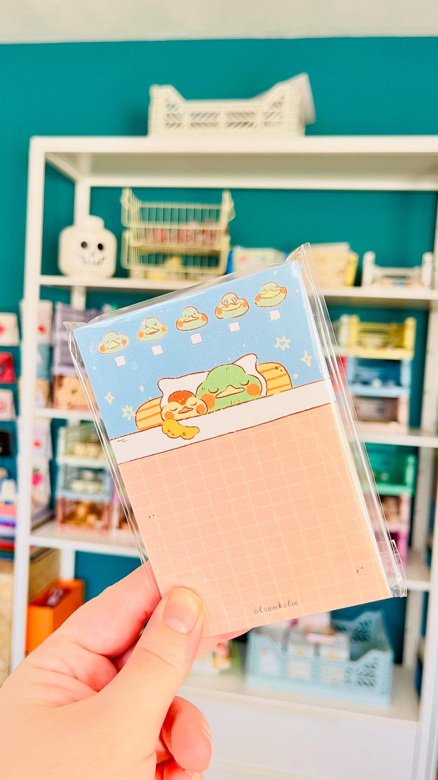 Sleepy Duck Memo Pad