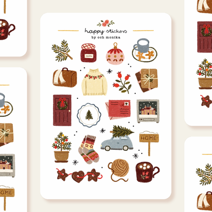 Coming Home For Christmas - Sticker Sheet
