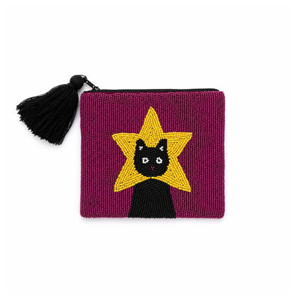Superstar Cat Clutch - Medium