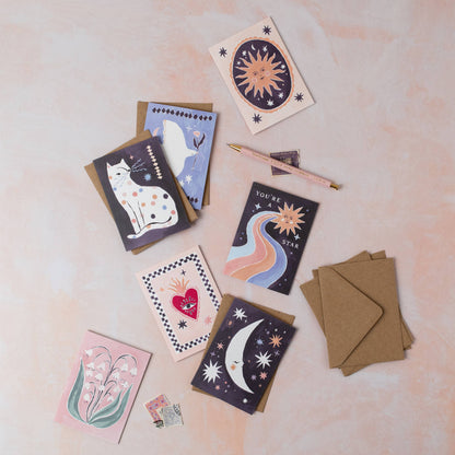 Dotty Cat Mini Card