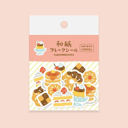 Baked Goods Washi Flake Stickers