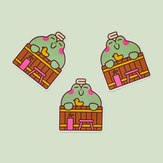 Bobby bath Sticker