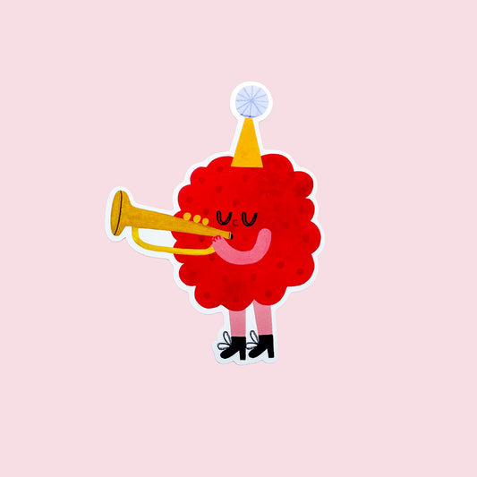 PARTY RASPBERRY sticker