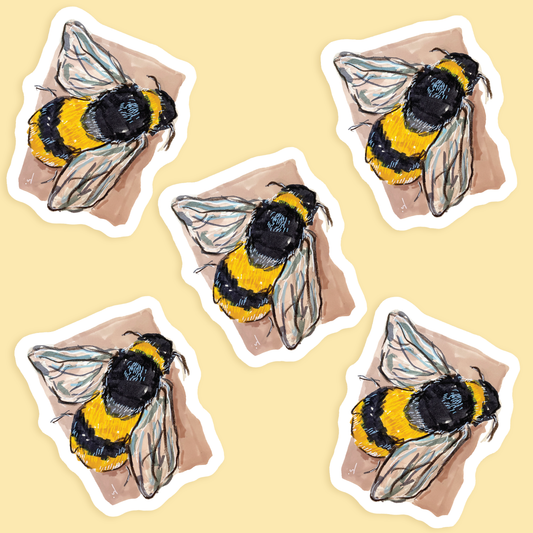 Bee Vinyl Sticker