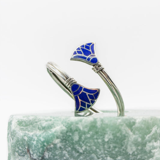 Blue Lotus bangle