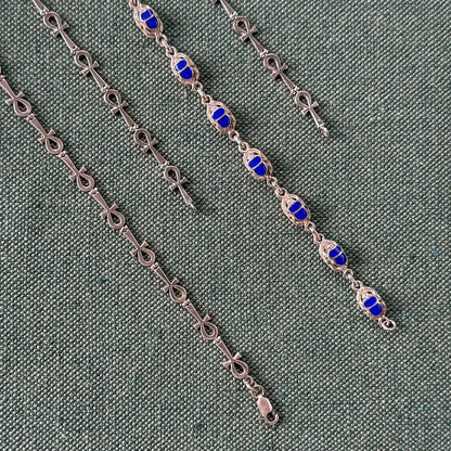 Blue Scarab bracelet