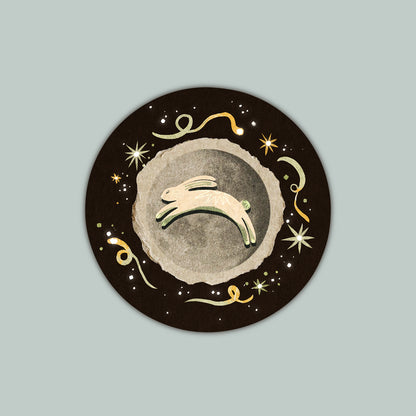 Moon Rabbit Sticker
