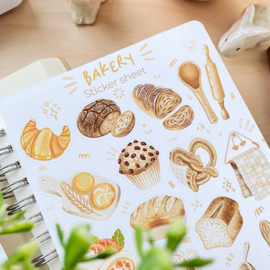 Sticker Sheet - Bakery