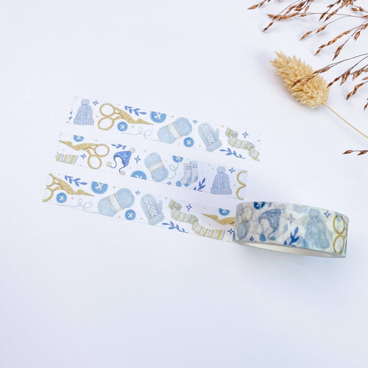 Winter Washi Tape - Winter Knitting