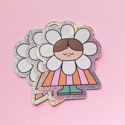 Little Flower Friend Sticker