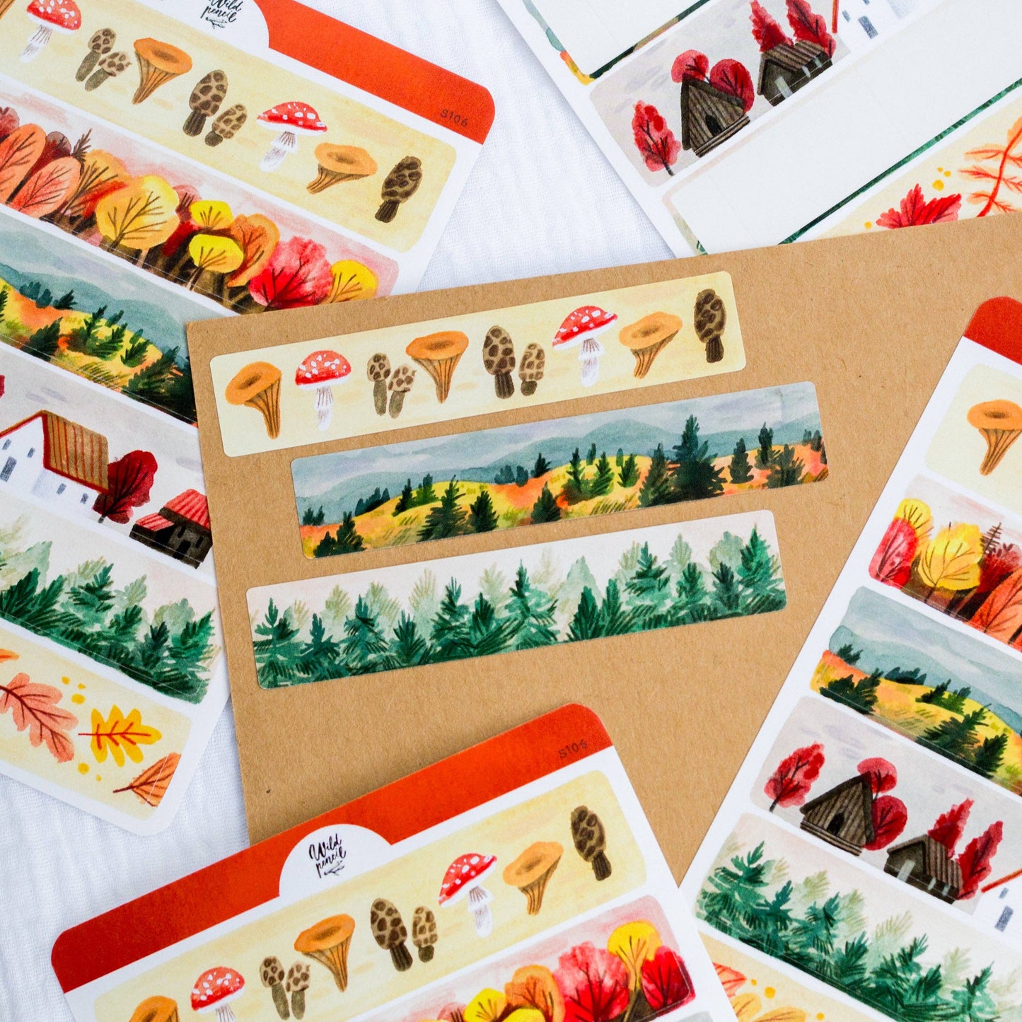 Autumn Tapes Sticker Sheet