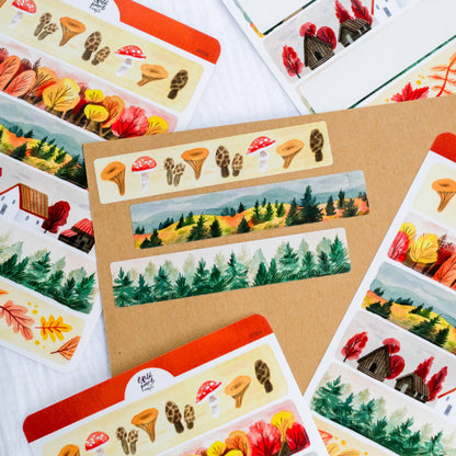 Autumn Tapes Sticker Sheet