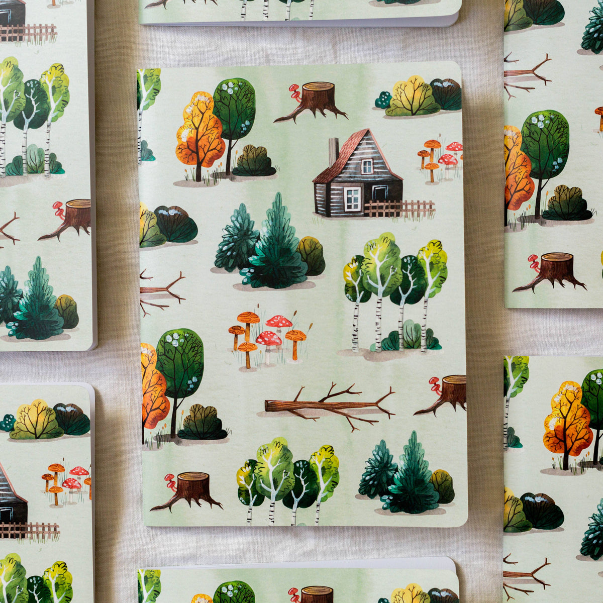 Cottage in the Woods A5 Notebook