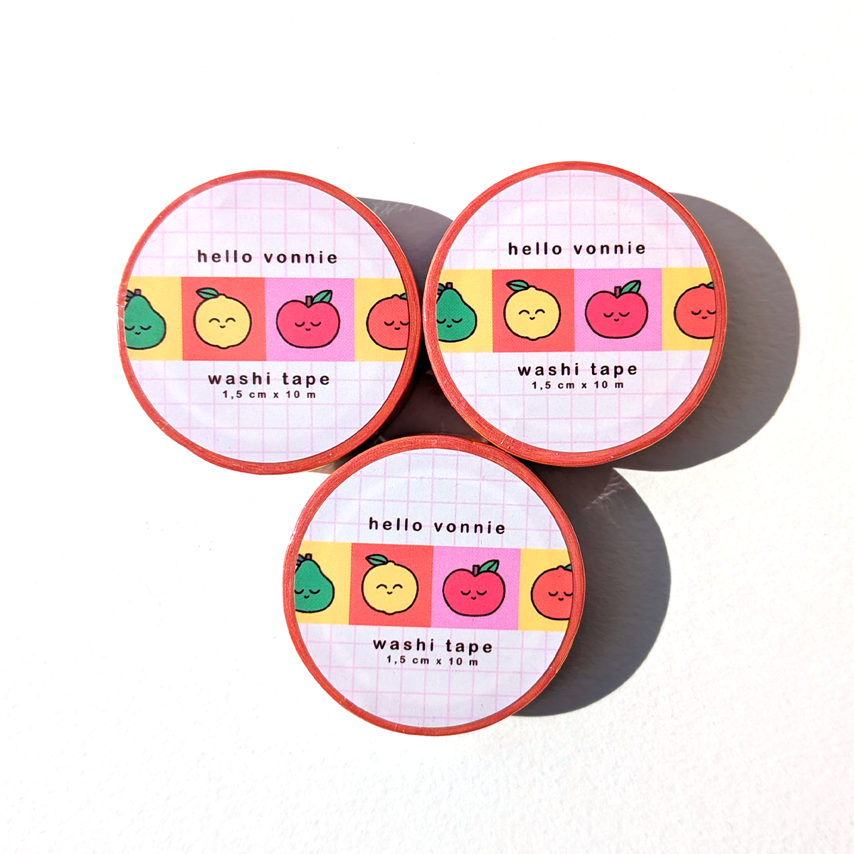 Fruit friends washi tape