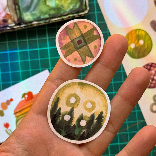 Trinkets Vinyl sticker sheet