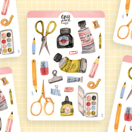 Art Shop Sticker Sheet