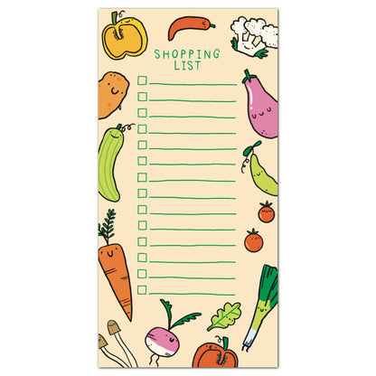 Veggie Shopping List Notepad