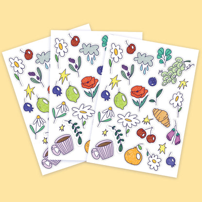 Cozy Elements Sticker Sheet