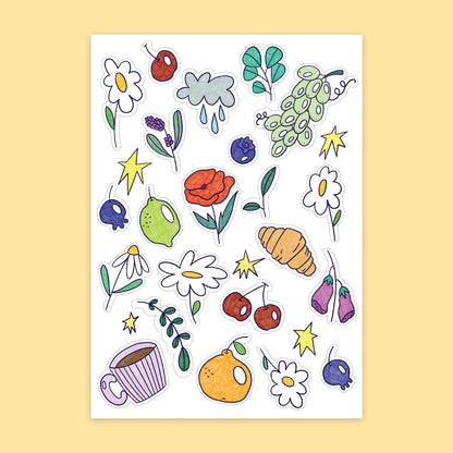 Cozy Elements Sticker Sheet