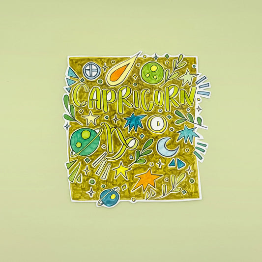 Capricorn Horoscopes Sticker