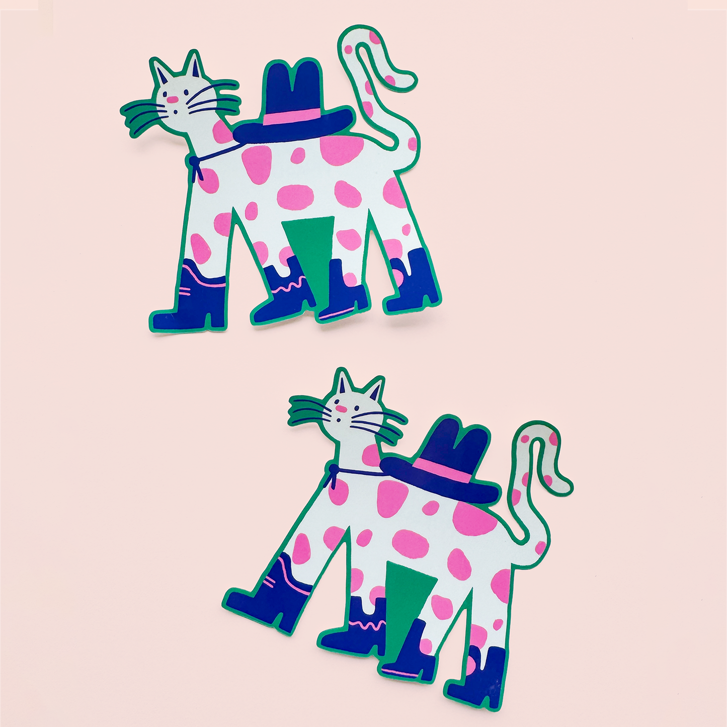 Cowboy Cat Sticker