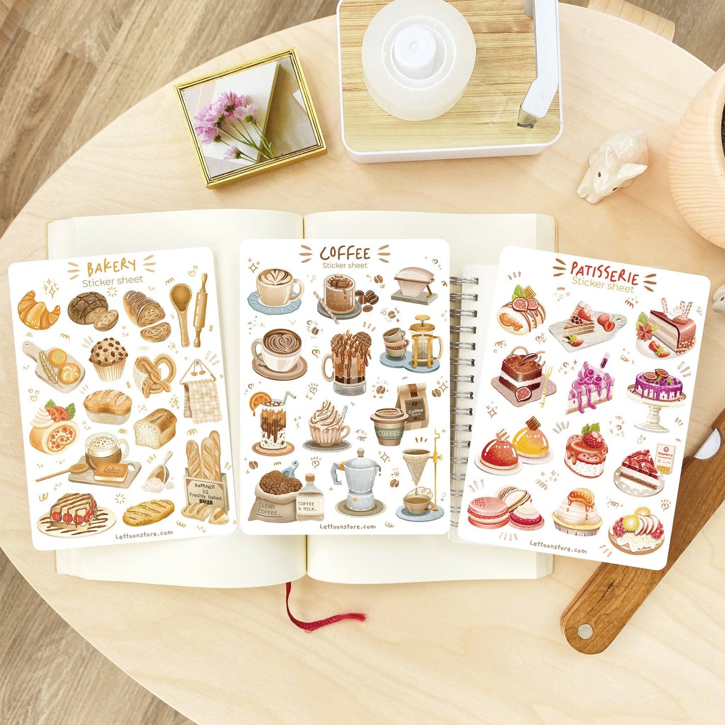 Sticker Sheet - Bakery