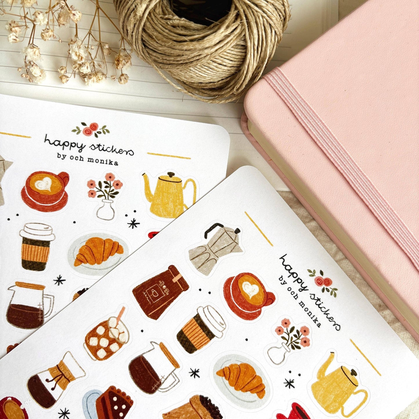 Coffee Time - Sticker Sheet